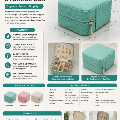 MIni Jewellery Storage box