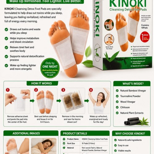 Cleansing Detox Foot Pads