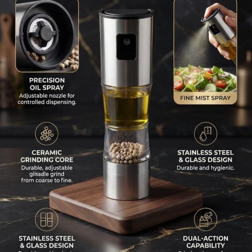 2 in 1 Oil bottle 