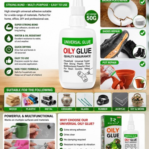 Super oily glue